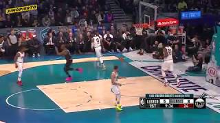 Steph curry back 2 back alley oop to Giannis