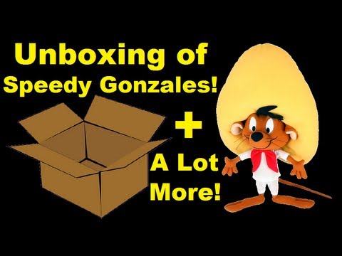 Unboxing of Speedy Gonzales! + A Lot More! plushie