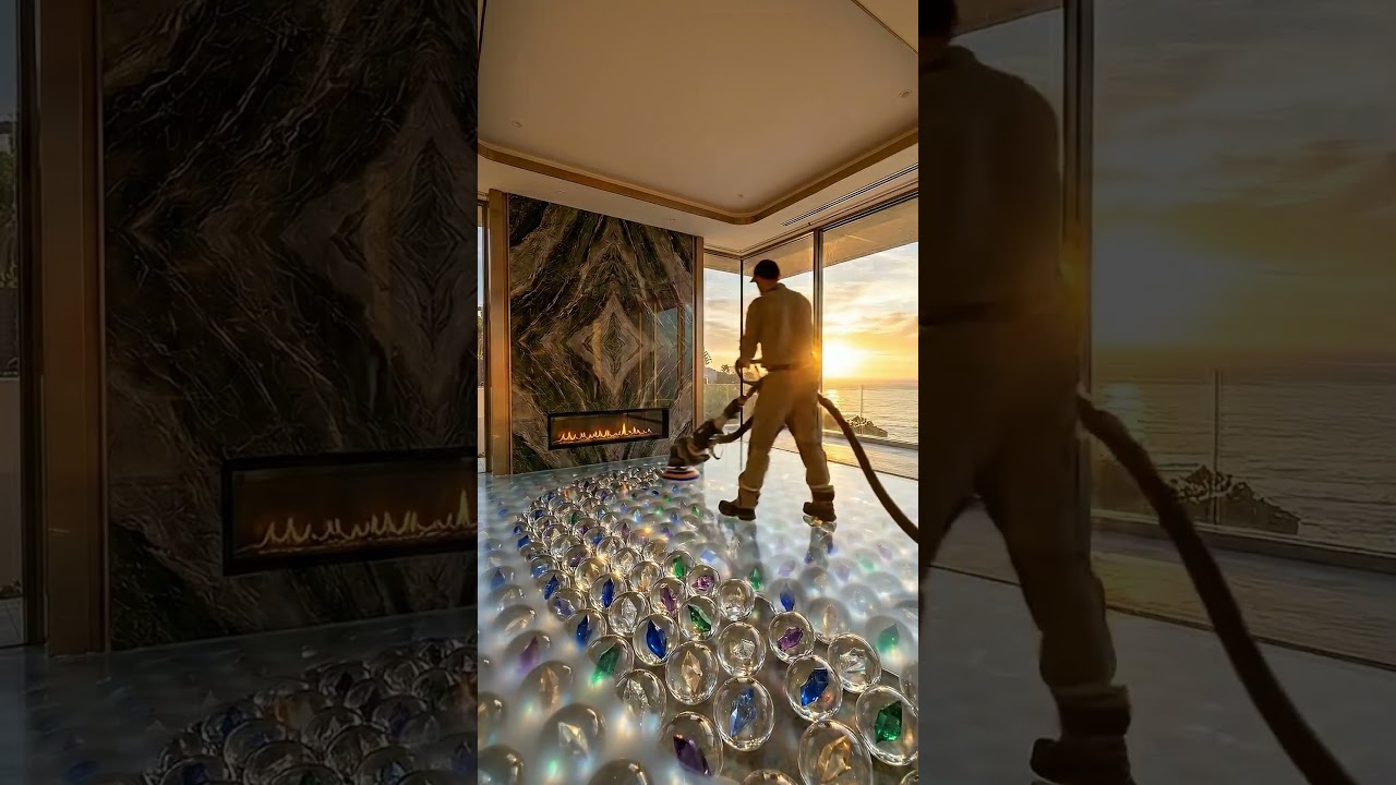 This Is The Most Expensive Floor Ever Made | Luxury Epoxy Timelapse