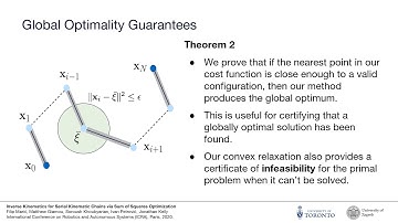 Inverse Kinematics for Serial Kinematic Chains via Sum of Squares Optimization (ICRA