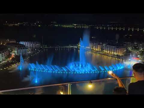 Video nhạc nước Halo Bay Hạ Long vào ban đêm do NPT thực hiện