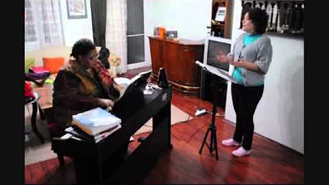 Jeanette Thompson gives lesson on Come Rain or Com...