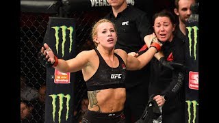 Angela Magana rails against stoppage after being choked out in wild fight that included a nip slip