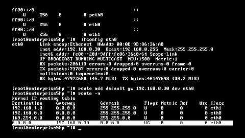 Red hat linux tutorial 28  Routing Configuration pt 2