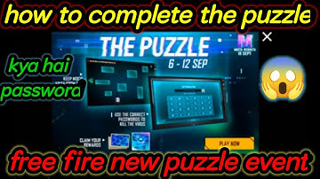 how to complete moco puzzle | moco event free fire | moco event password | free fire new moco event