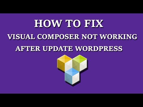 How to fix visual composer not working after update Wordpress in Jupiter theme