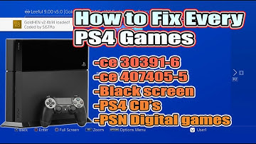 How to fix non working PS4 Games