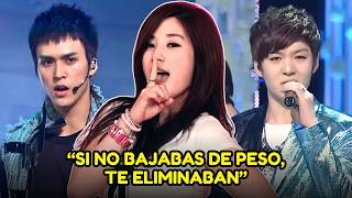 el estricto control de peso en los aprendices de Cube Entertainment
