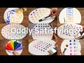 Acrylic Painting on Round Canvas Compilation｜Acrylic Painting Collection｜Satisfying Relaxing Video