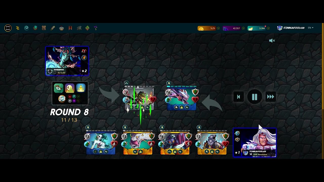 Epic Splinterlands Battle - Destroyed My Opponent