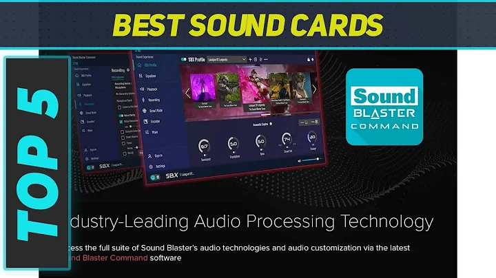 Top 5 Best Sound Cards 2023