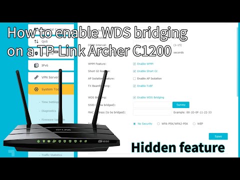 How to enable WDS Bridging on a TP-Link Archer C1200 [Hidden feature]