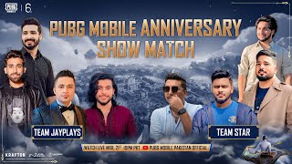 PUBG MOBILE 6th Anniversary Influencers Showmatch | Live Giveaways | #PUBGMOBILE