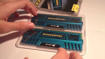 Unboxing RAM DDR3 2x4GB Corsair Vengeance (CMZ8GX3M2A1600C9B)