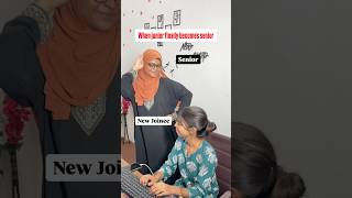 senior banne ki itni khushi 🥹 #viral #trending #memes #funny #corporate #office #shorts #gaongram
