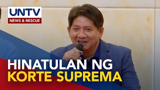 Sec. Larry Gadon, hinatulang guilty ng SC sa kasong gross misconduct