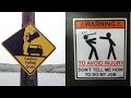 Funny Warning Signs around the world