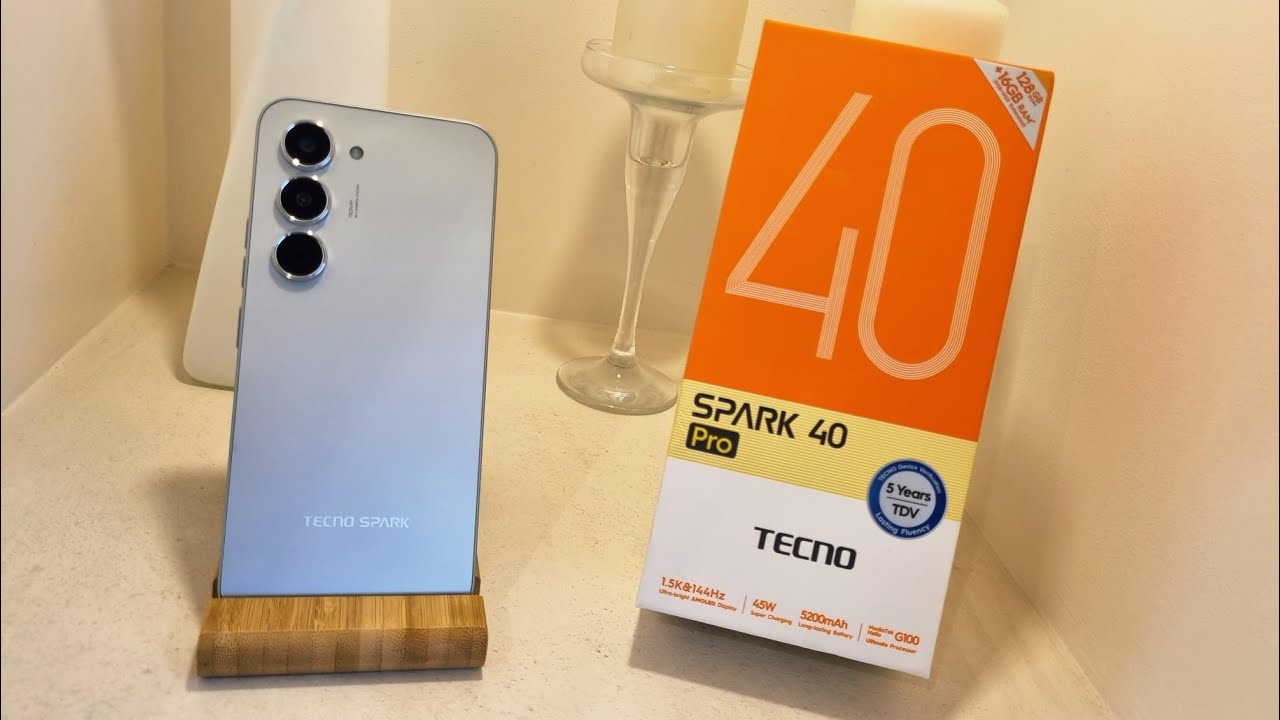 TECNO SPARK 40 PRO—СМАРТФОН С ФЛАГМАНСКИМ ДИСПЛЭЙЕМ🔥