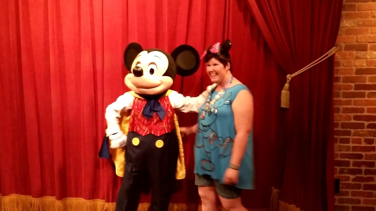 Tara and Talking Mickey - Magic Kingdom May 2016 - YouTube