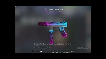 CSGO 3 Tec 9 Decimators in a Row!