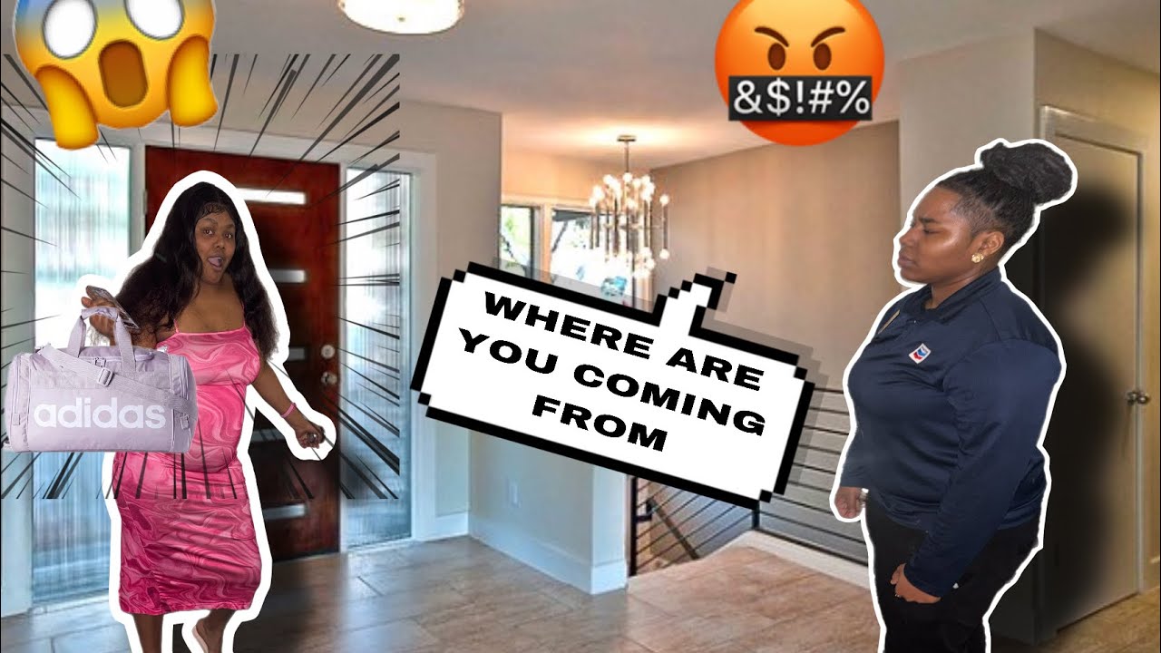 COMING HOME FROM THE GYM FULLY DRESSED PRANK ON MY FIANCÉ!! *we broke up*