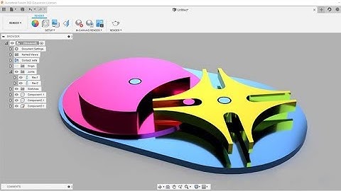 Geneva Mechanism - Fusion 360