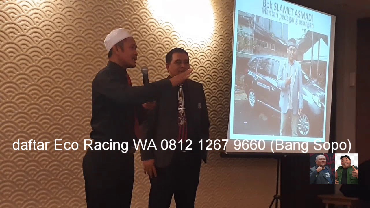 Driver Ojek online ini dapat Mobil Gratis dari Eco Racing !