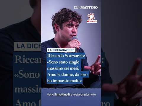 Video Riccardo Scamarcio: «Sono stato single massimo sei mesi. Amo le donne, da loro ho imparato molto»