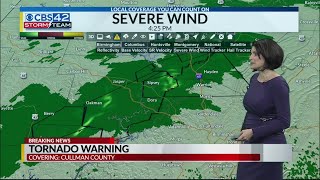 Tornado warning, thunderstorm warning in Cullman County