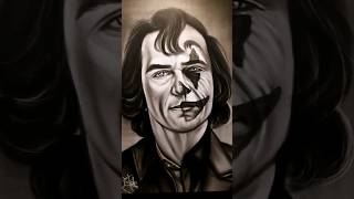 رسم بورترية لشخصية الجوكر - drawing  joker