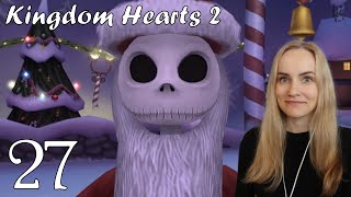 Revisiting Halloween Town, Pooh & Pride Lands - Kingdom Hearts 2 Blind Playthrough Part 27