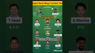 KKR vs SRH Match Dream 11 Team Prediction| Today Best Mega Contest Team Prediction |#dream11