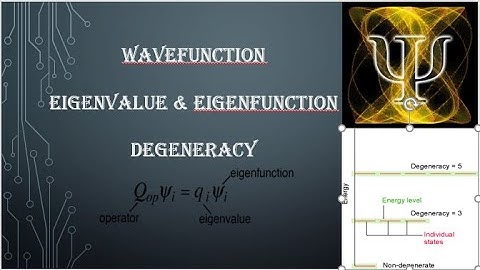 2.Wavefunction, Eigenvalue & Eigenfunction with Degeneracy
