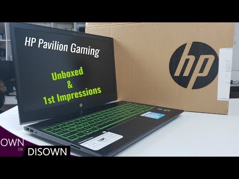 HP Pavilion Gaming unboxed &amp; 1st Impressions (Full Review to Follow)