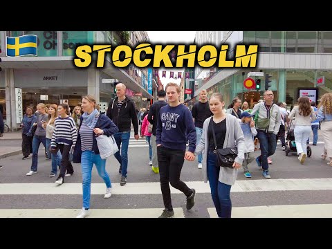 Stockholm City Walking Tour - Sweden in 4K