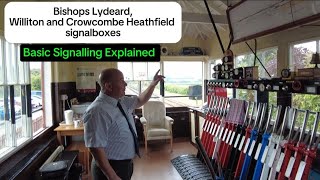 Triple Signalbox visit at the West Somerset Railway! The signalling system explained