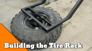 Building a Tire Carrier and Drive Line Repairs  How to Build an Overlander
