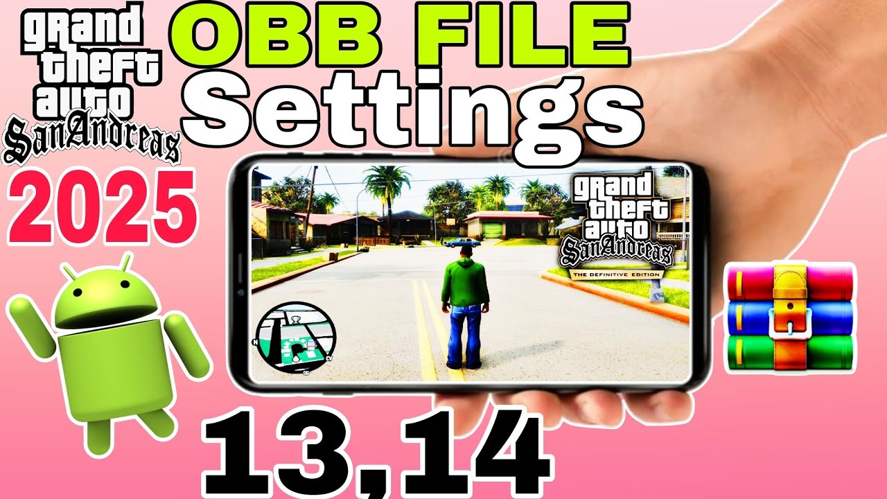 How to Extract/Setup GTA SA OBB FILE using Zarchiver in