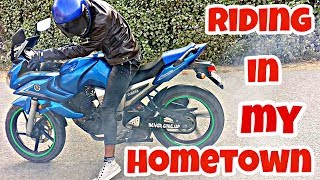 Having a ride in my hometown |FAZER 150|HIMACHAL PRADESH|