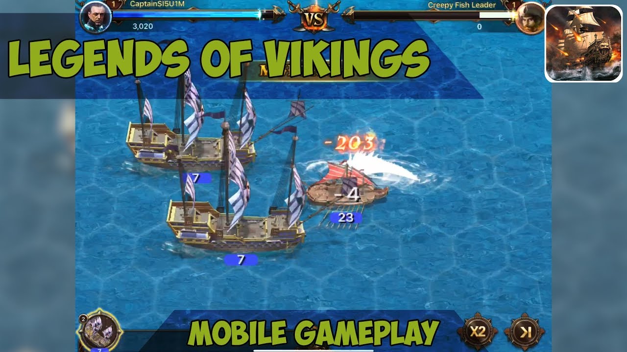Legends of Vikings - iOS/Android Mobile Gameplay - 