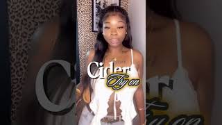 Cider package opening and try on
