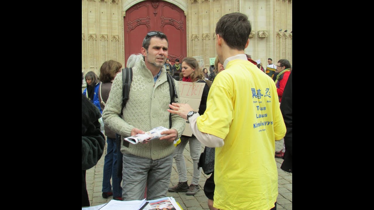Falun Gong et Tibet une manifestation pacifique à Lyon lors de la visite de Xi Jinping( corrigé)