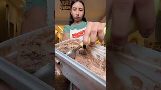 Chocolate ice cream into your coffee is just 😋😋