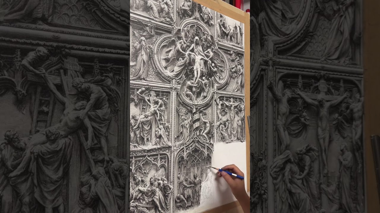 Tracing Time with Every Stroke – A Longform Pencil Drawing Ep-5 