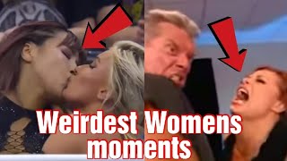 Weirdest Moments in Womens Wrestling that Doesn't make any Sense!