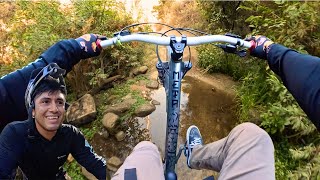 This Trail Had Me Breathing HEAVY | Sunset Ridge| El Prieto| Los Angeles | Hardtail | Commencal Meta