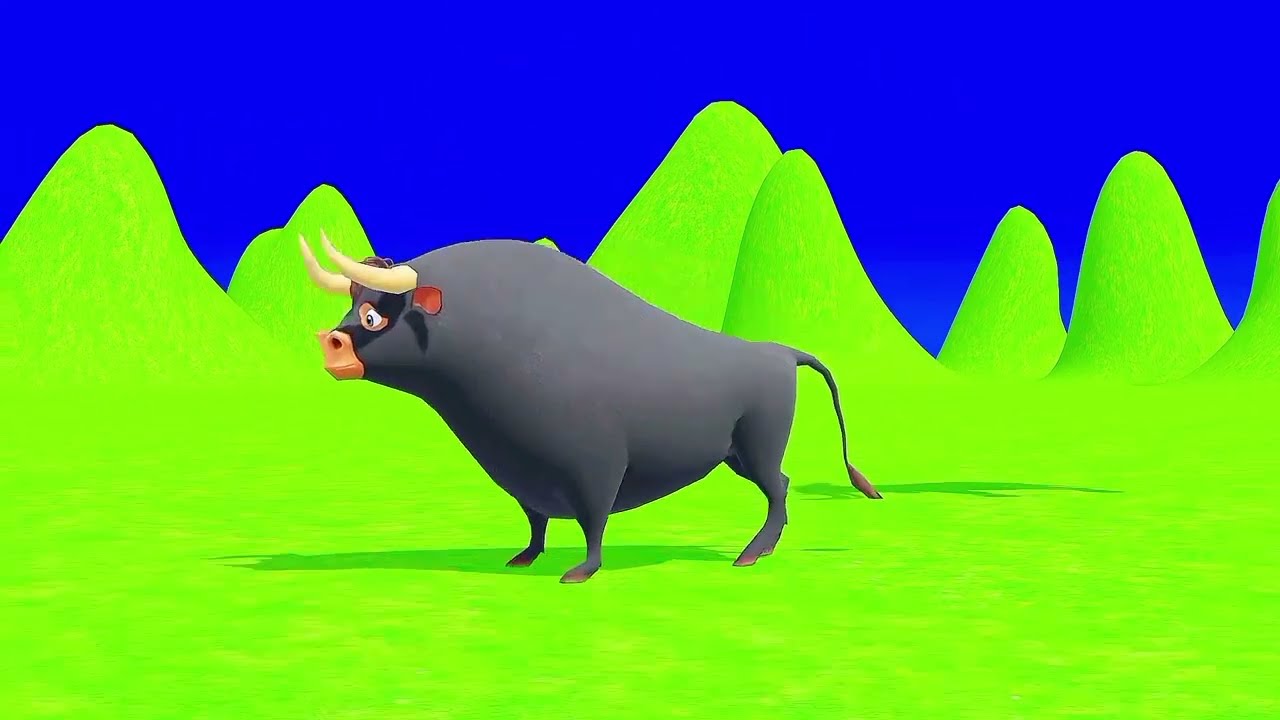 Long Slide Game with Tigers Lion Cow Hippopotamus Gorilla 3d Animal Game Funny 3d Animals