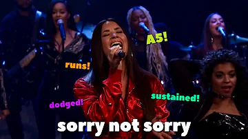 demi lovato - sorry not sorry A5 attempts!!