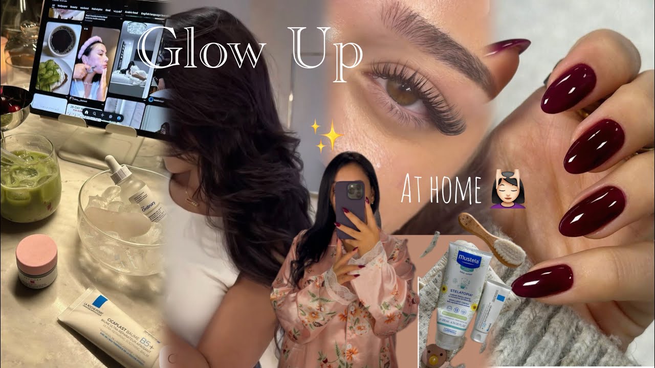 24H glow up  انثوي ✨ اجيو نتهلاو فراسنا (nails 💅🏼/coloring 💆🏻‍♀️ / product 🛍️