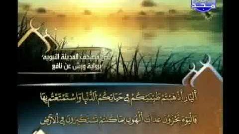 العيون الكوشي - سورة الأحقاف